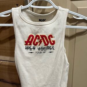AC/DC Off-White Graphic Tank